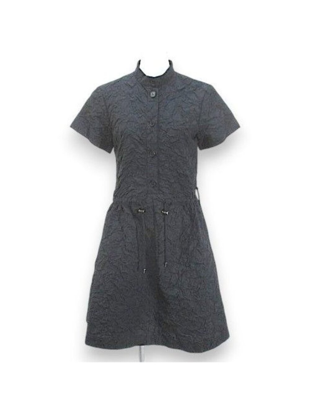 Dior Croquet Technical Jacquard Dress Knee-Length Flare Black Embroidery 38